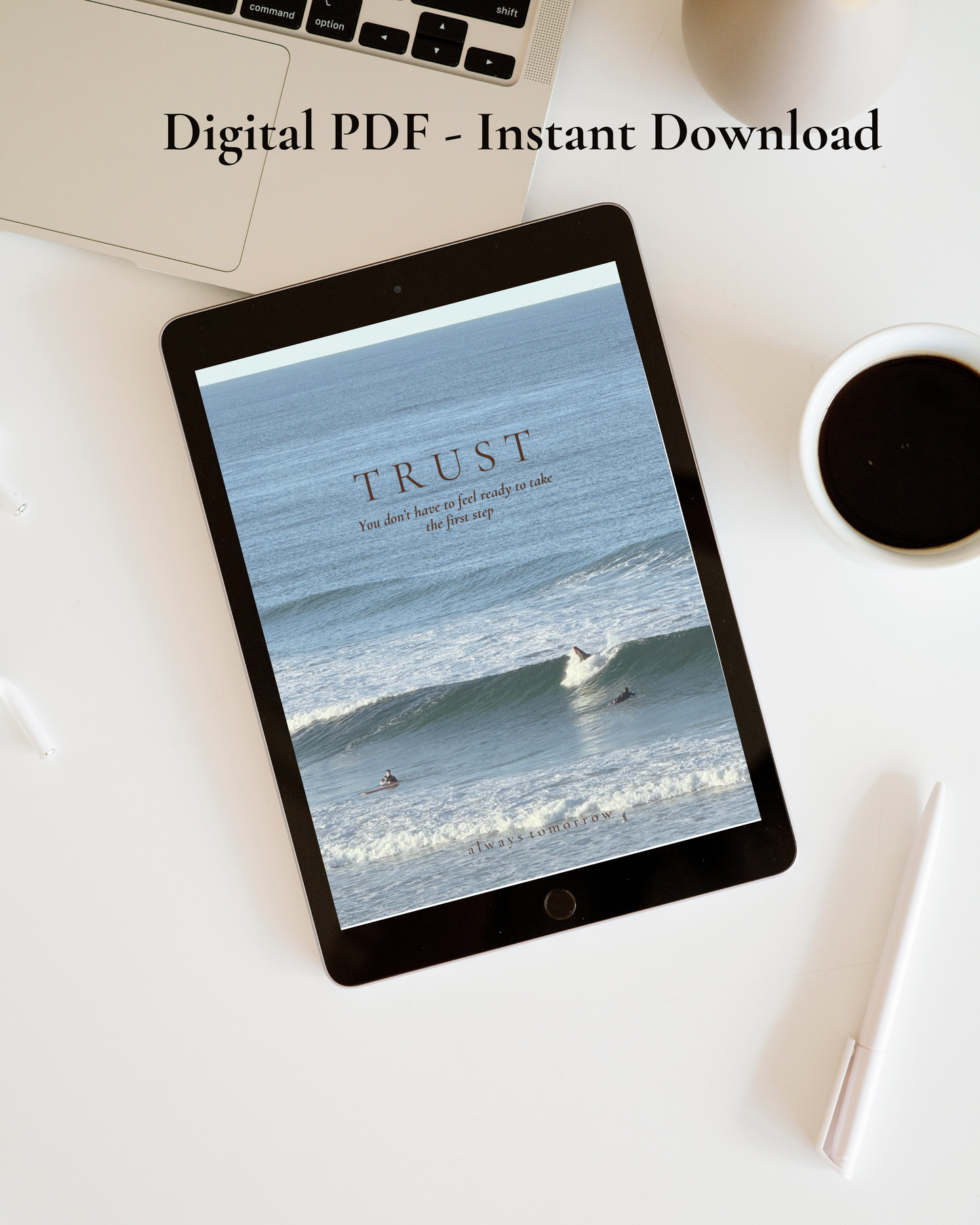 T R U S T - A journal to help you surrender control, lean into faith, and move with courage