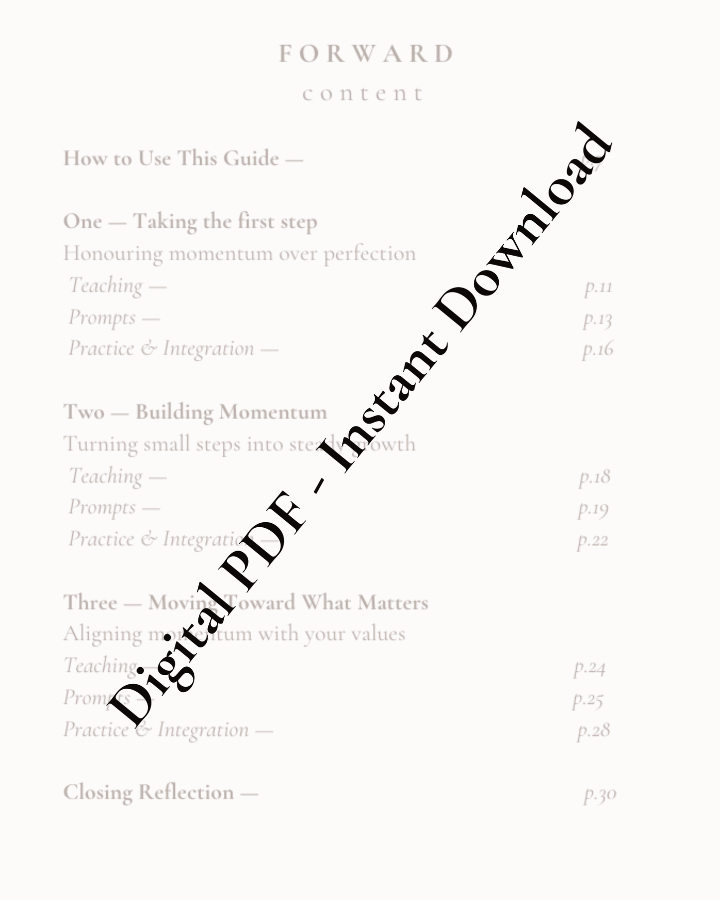 F O R W A R D - A tool to align your choices with your values and take intentional steps toward your future