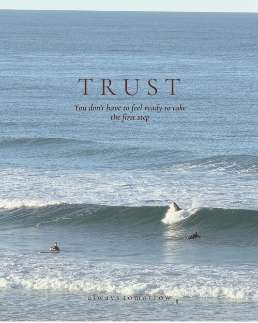 T R U S T - A journal to help you surrender control, lean into faith, and move with courage